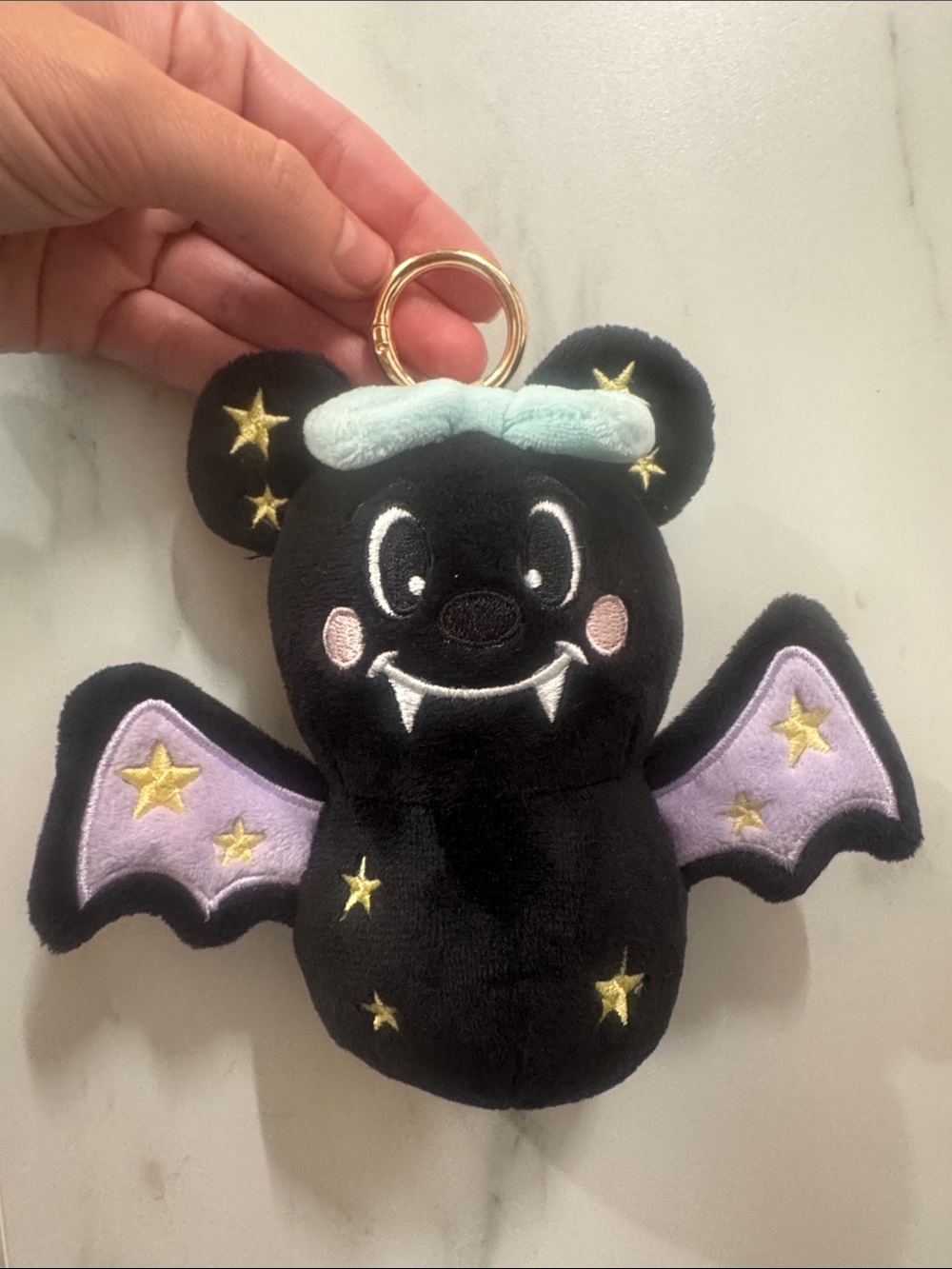 Belle and park Minnie bat bag charm